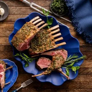 Keto Roast Rack of Lamb 