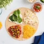 Low Carb Grilled Chicken and Salsa Wrap