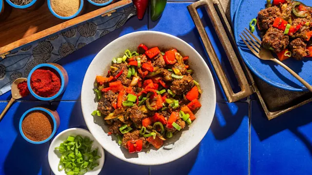 Spicy Low Carb Dry Chili Ground Beef