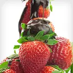Berries with Chocolate Ganache 