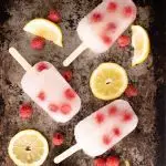 Keto Raspberry Lemonade Ice Pops