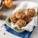 Apple Muffins with Cinnamon-Pecan Streusel