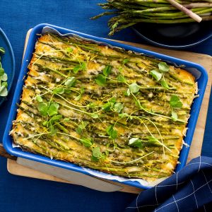 Keto Cheesy Asparagus Focaccia Recipe | @Atkins