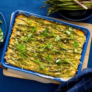 Keto Cheesy Asparagus Focaccia