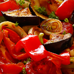 Eggplant and Red Pepper Sauté Recipe | @Atkins