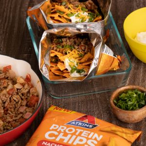 Atkins Nacho Protein Chips Tacos in a Bag Recipe | @Atkins