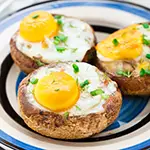 Mexican Stuffed Breakfast Portobello Mushrooms