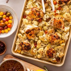 low-carb-chicken-and-artichoke-sheet-pan