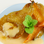 Ginger Ice Cream with Caramelized Pears Recipe | @Atkins