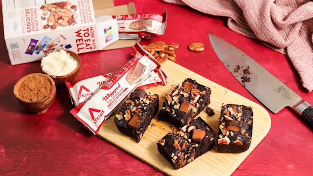 Low Carb Rocky Road Brownies