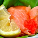 Smoked Fish Over Creamy Cabbage 