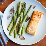 Keto Maple Mustard Glazed Salmon and Asparagus Recipe | @Atkins