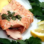 Keto Salmon Fillets with Dill Mousseline 