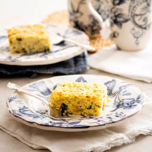 Savory Low Carb Cauliflower Kugel Recipe | @Atkins