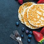 Keto Eggnog Protein Pancakes Recipe | @Atkins