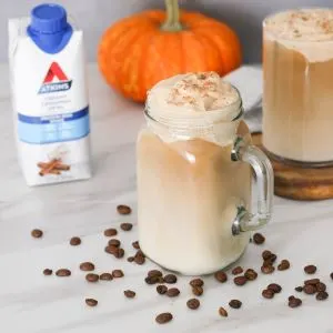 Keto Pumpkin Spice Foam Iced Protein Coffee
