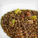 Warm Lentils and Celery 