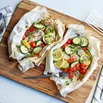 Herbed Mahi Mahi Fish en Papillote