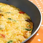 Keto Ham and Swiss Cheese Frittata