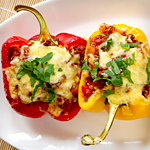 Vegetarian Stuffed Peppers Recipe | @Atkins