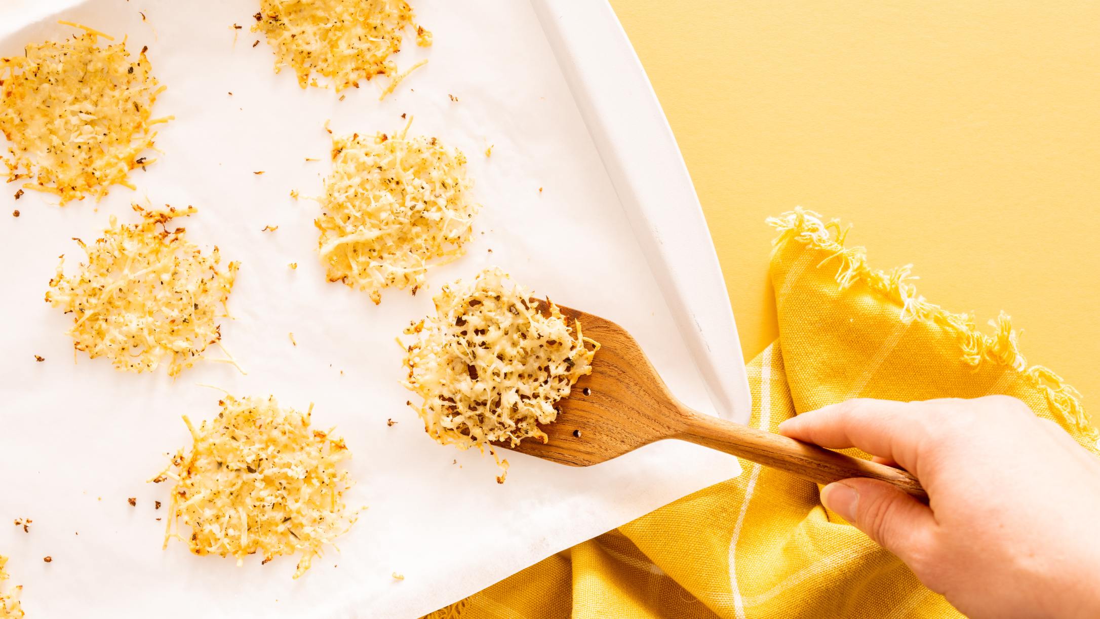 Keto Cauliflower-Parmesan Chips Recipe | @Atkins