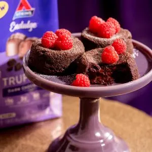 Low Carb Truffle Lava Cakes
