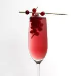 Low Carb Cranberry Pear Cocktail