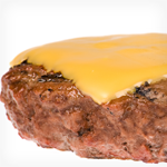 Grilled Cheddar Burger over Coleslaw Salad Recipe | @Atkins