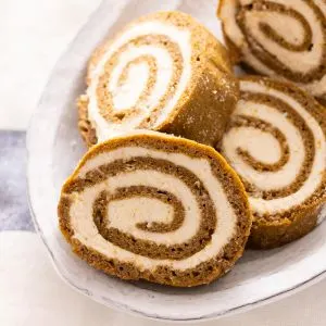 Keto Pumpkin Cake Roll