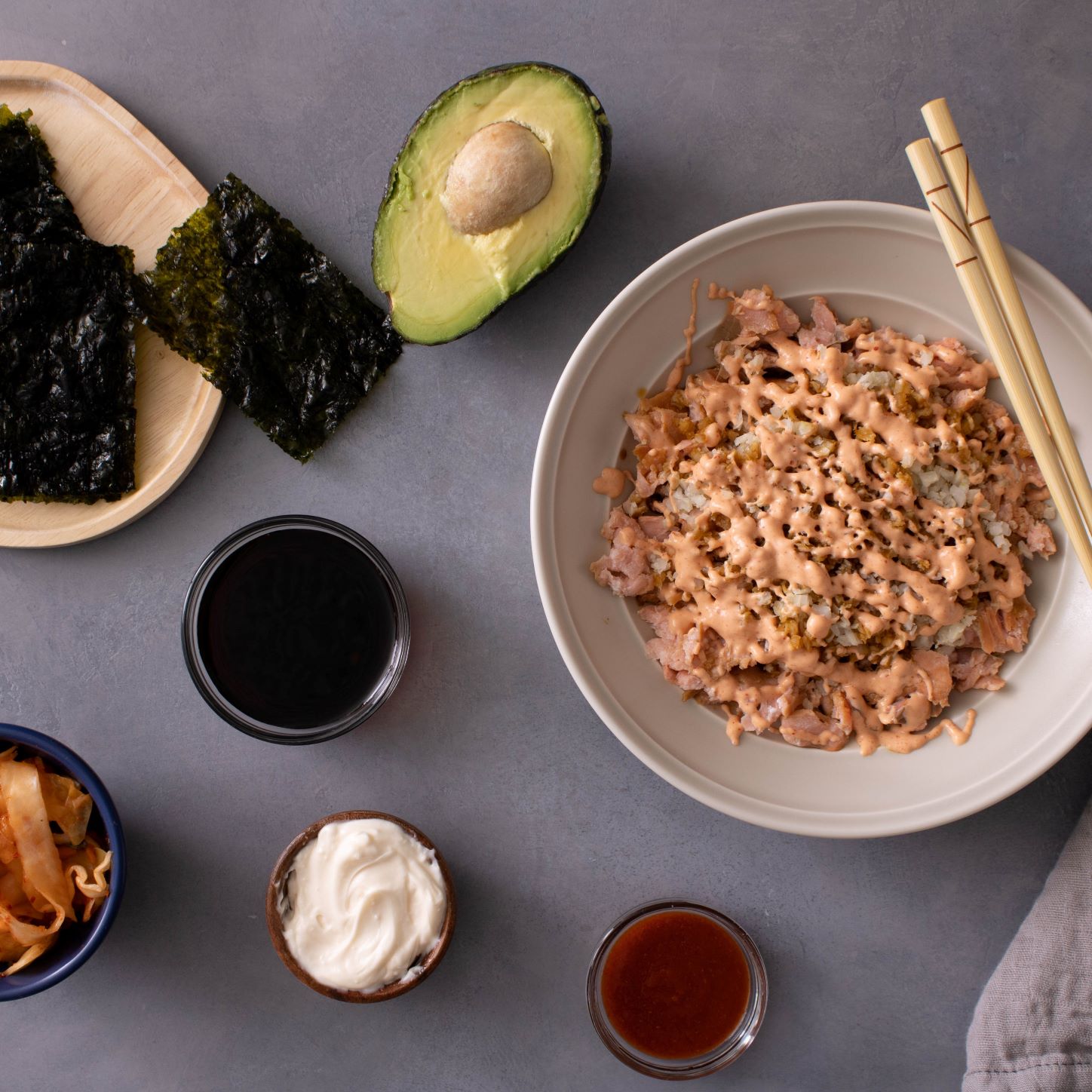 Keto Salmon Cauliflower Rice Bowl Recipe | @Atkins