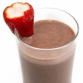 Chocolate and Strawberry Smoothie Recipe | @Atkins