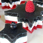 Red, White and Blue Dessert Stars Recipe | @Atkins