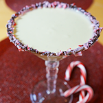 Peppermint Eggnog Martini Recipe | @Atkins