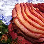 Keto Maple Glazed Spiral Ham