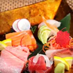 Keto Sashimi Plate with Pickled Ginger 