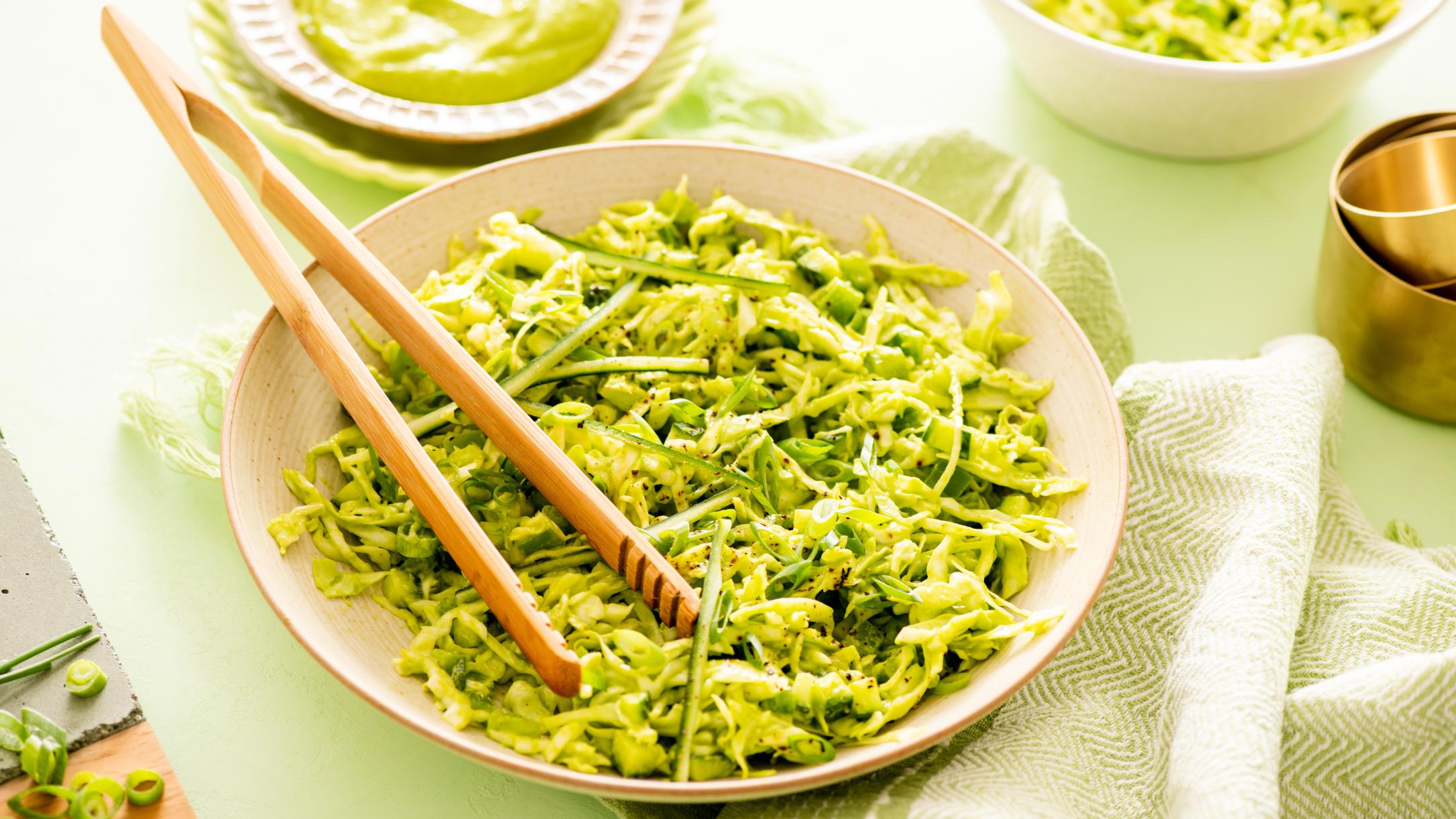 Keto Chopped Green Goddess Salad