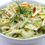 Creamy Apple, Celery and Fennel Slaw Recipe