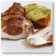 Keto Stuffed Pork Chops with Fonduta and Fennel Gratinata