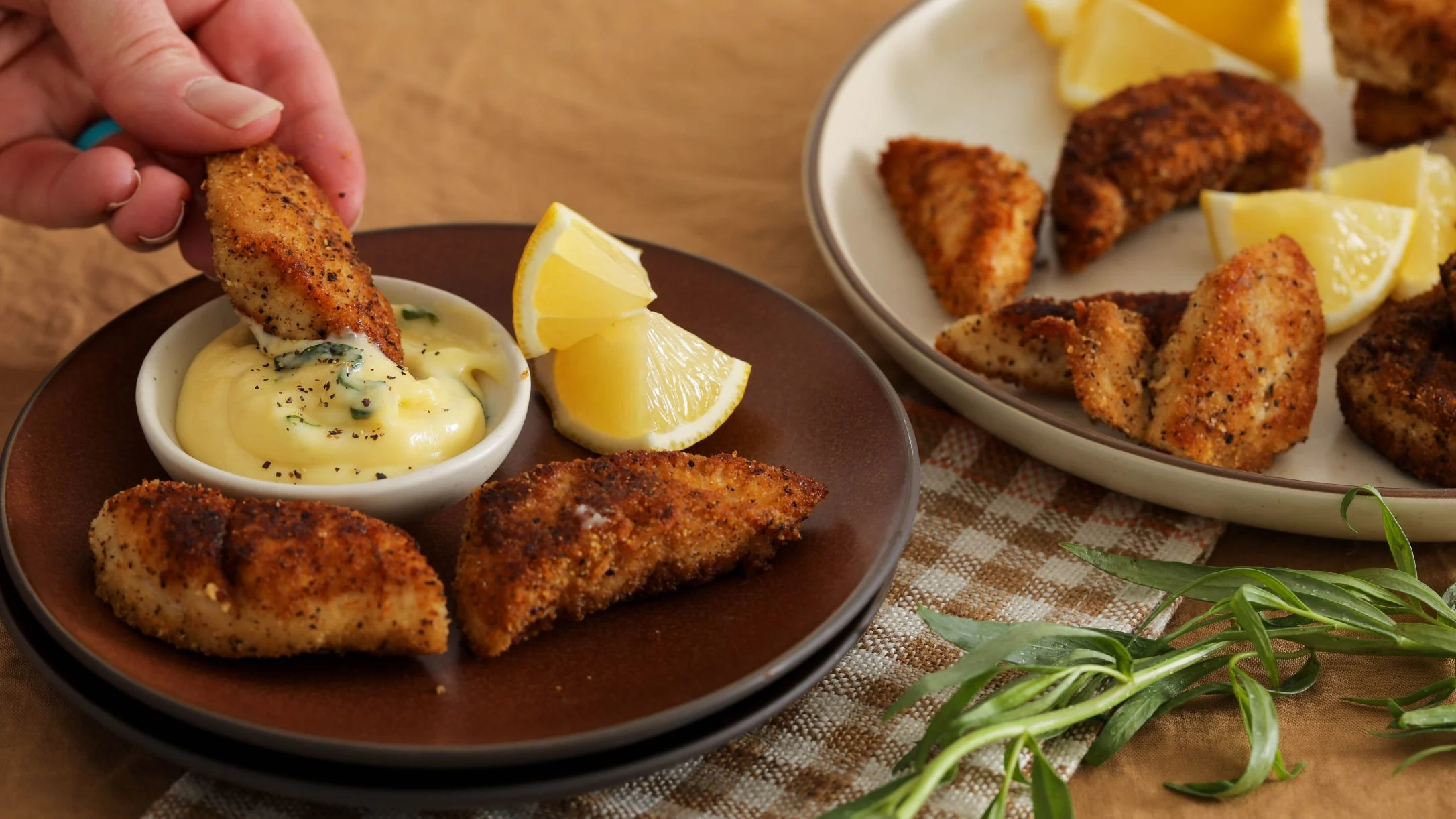 keto-chicken-tenders-in-tarragon-cream-sauce