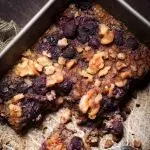 Baked Oatmeal with Blueberries
