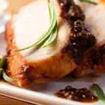 Roast Crown of Pork with Prune Stuffing 