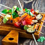 Mixed Vegetable Kebabs Recipe | @Atkins