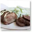 Keto Spice-Rubbed Lamb Loins with Cucumber Salad