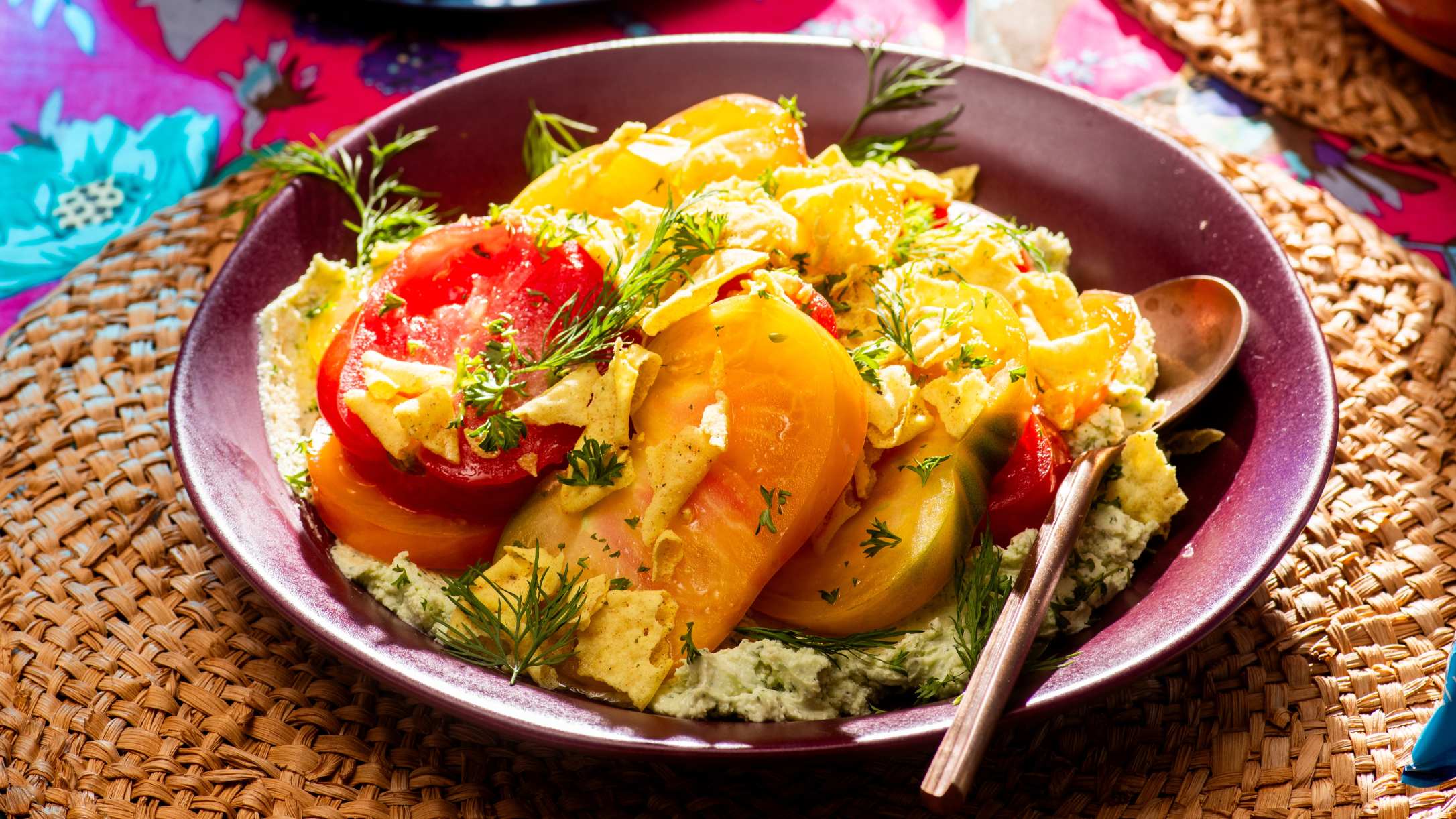Whipped Feta and Heirloom Tomato Salad Recipe | @Atkins
