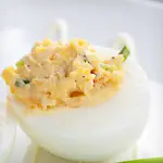 Keto Shrimp Stuffed Eggs 