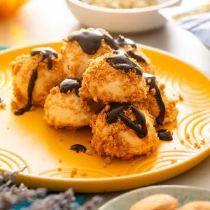 Low Carb Peach Lavender Gelato Balls