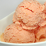 Peach-Buttermilk Sherbert Recipe | @Atkins