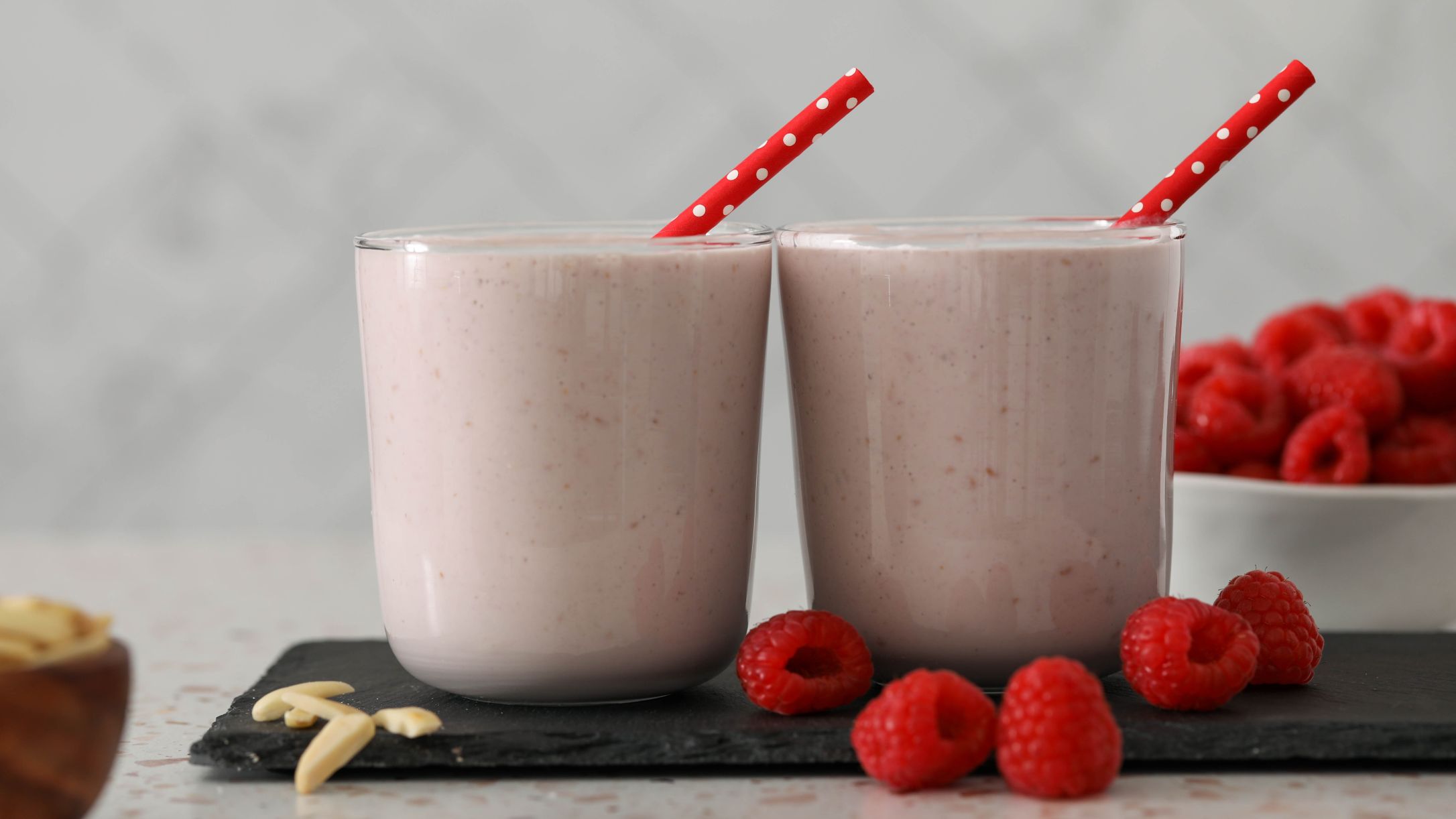 Almond Raspberry Smoothie Recipe | @Atkins