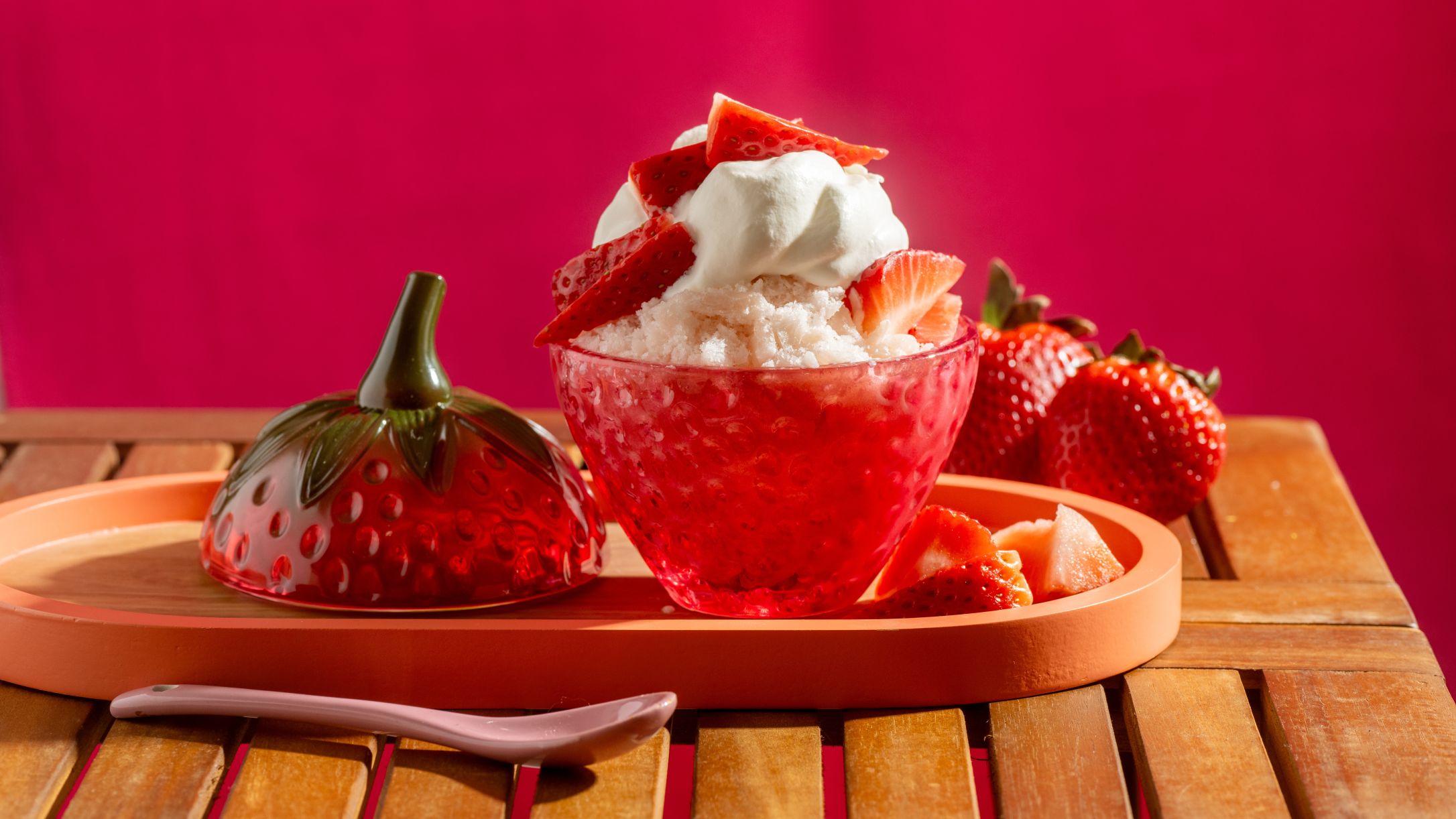Low Carb Strawberry Cream Ice Recipe | @Atkins