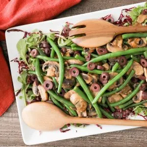 Green Bean and Mushroom Salad